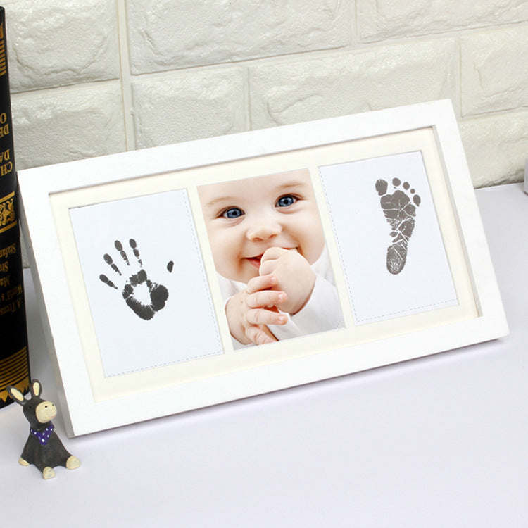 新生児 記念 手形足形 フォトフレーム｜Newborn Commemorative Hand & Footprint Frame – 小さな“今”を未来に残すメモリアルギフト