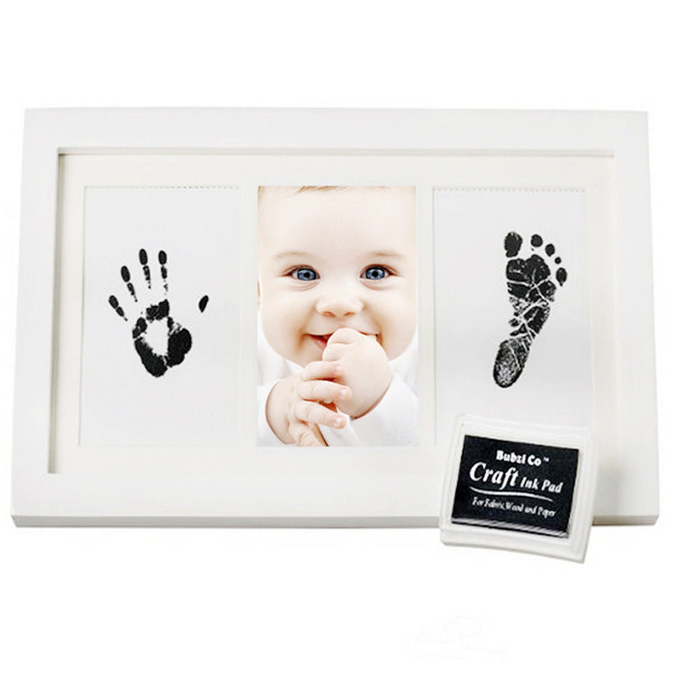 新生児 記念 手形足形 フォトフレーム｜Newborn Commemorative Hand & Footprint Frame – 小さな“今”を未来に残すメモリアルギフト