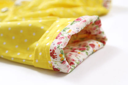 back view of girls hooded spring jacket showing fit and length