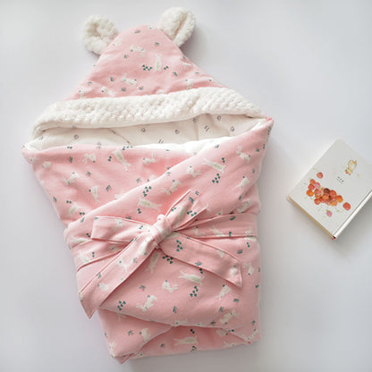 ベビーおくるみ ブランケット（超やわらか・厚手・純綿） | Extra Soft Thick Pure Cotton Baby Swaddle Blanket