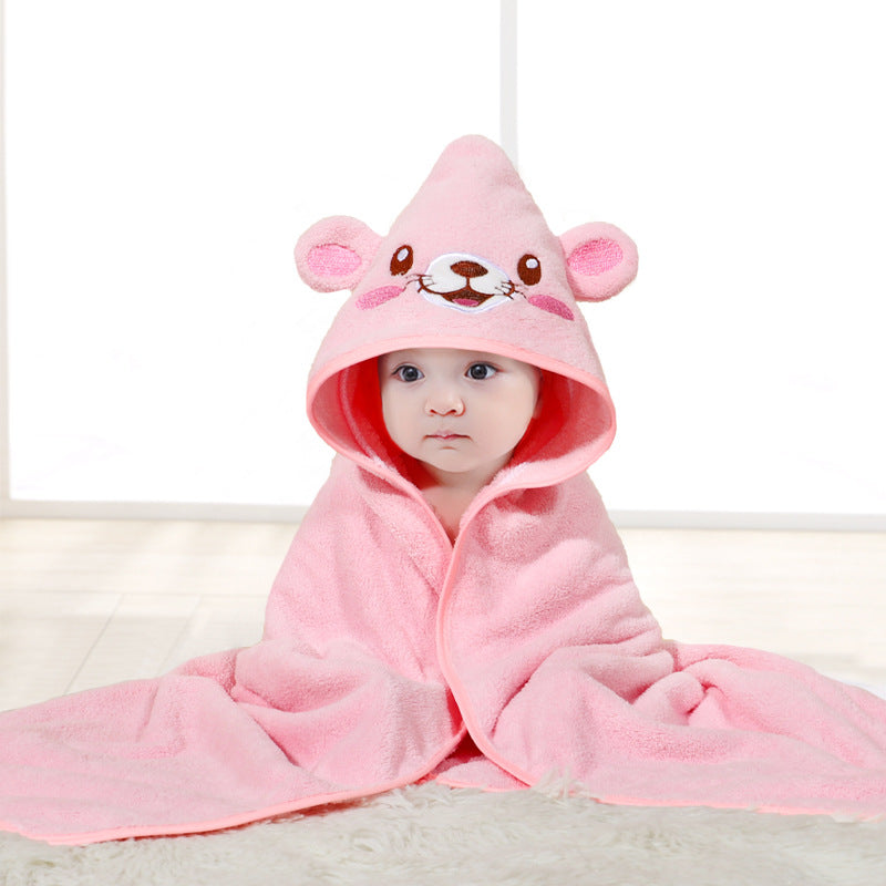 フード付きアニマル ベビーバスタオル | Hooded Animal Baby Bath Towel