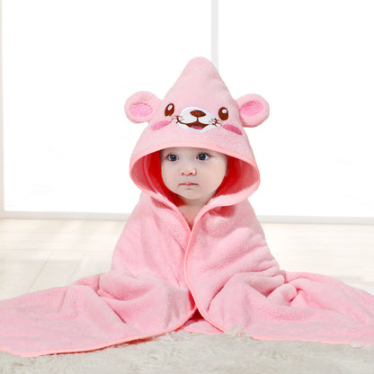 フード付きアニマル ベビーバスタオル | Hooded Animal Baby Bath Towel
