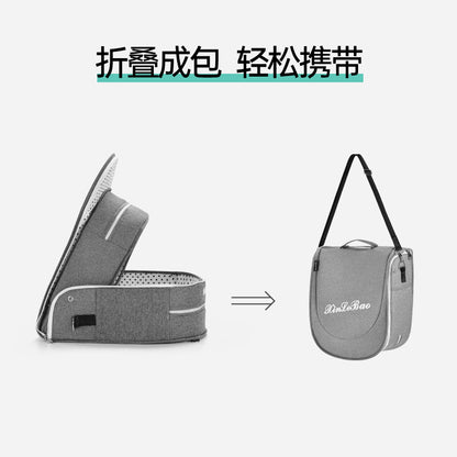 ベビー折りたたみポータブルベッド（蚊帳・マット・おむつ替えパッド付き） | Portable Foldable Baby Bed (Mosquito Net, Mat & Diaper Pad)