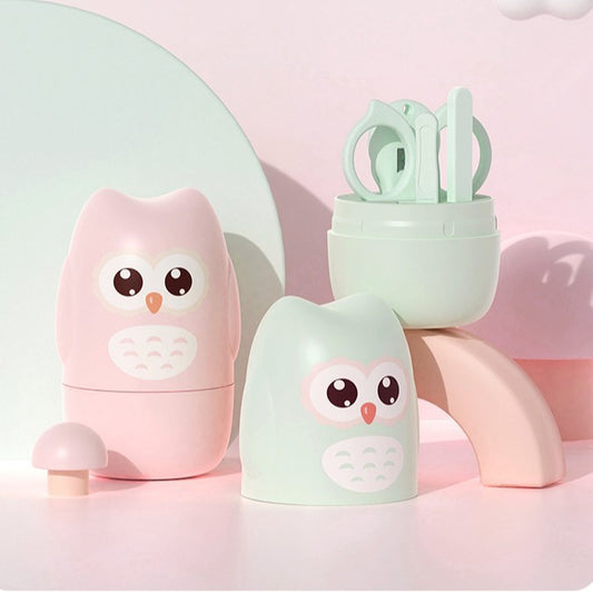 ベビー爪ケア 4点セット（はさみ・クリッパー・やすり・ピンセット） | Baby Nail Care 4-Piece Set (Scissors, Clipper, File, Tweezers)