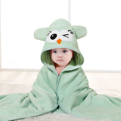 フード付きアニマル ベビーバスタオル | Hooded Animal Baby Bath Towel