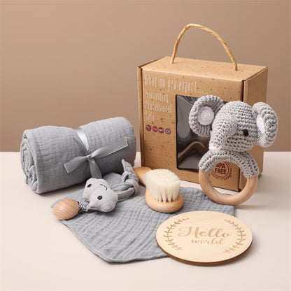 ベビーギフトセット｜Nordic Style Baby Gift Box Set – 6-Piece Bath & Play Essentials for Newborns