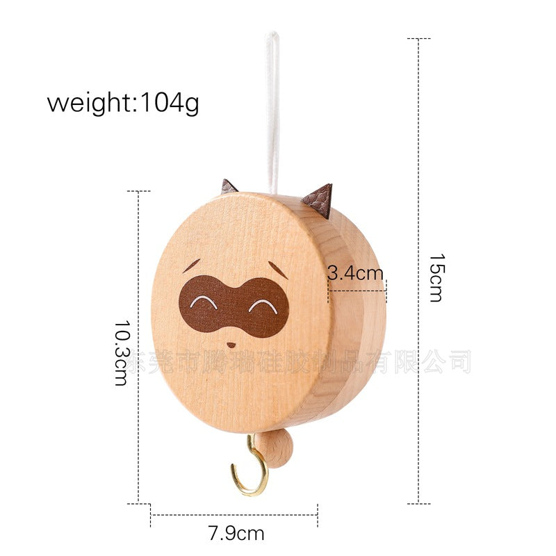 ベビーベッド用 木製モビールアーム（壁付け・固定ブラケット） | Wooden Crib Mobile Arm Bracket (Wall-Mount)