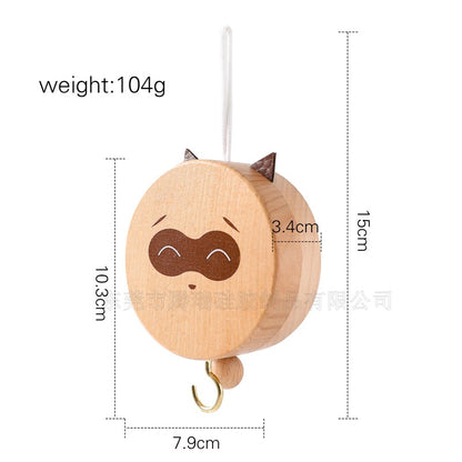 ベビーベッド用 木製モビールアーム（壁付け・固定ブラケット） | Wooden Crib Mobile Arm Bracket (Wall-Mount)