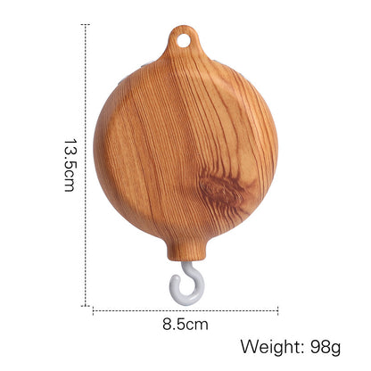 ベビーベッド用 木製モビールアーム（壁付け・固定ブラケット） | Wooden Crib Mobile Arm Bracket (Wall-Mount)