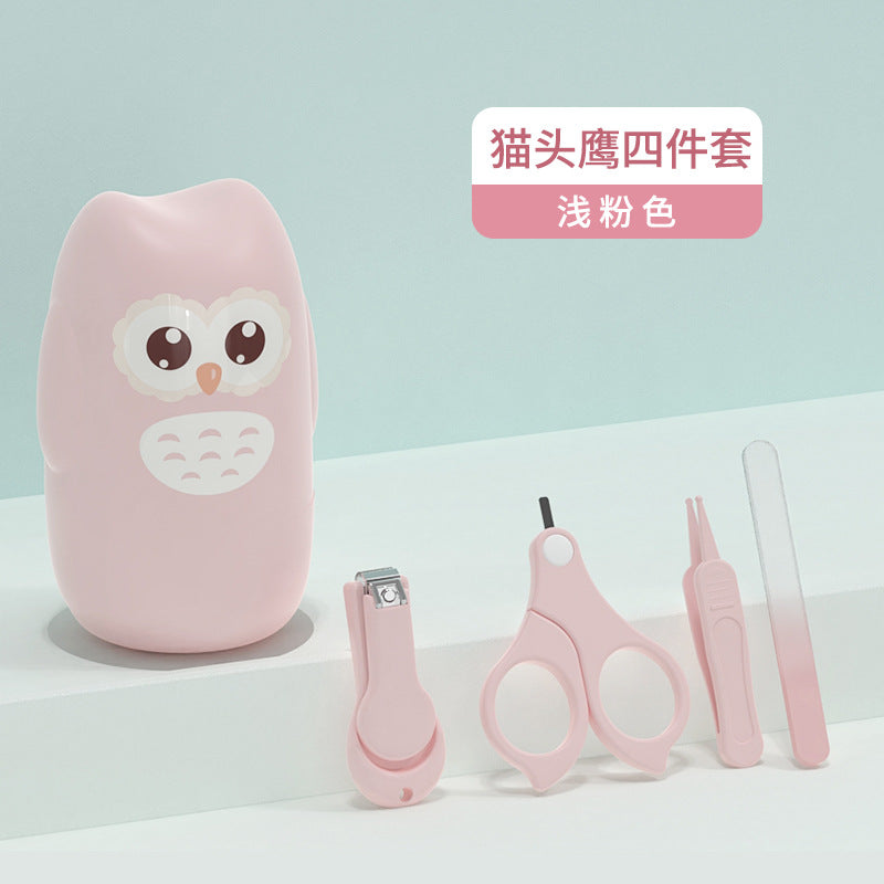 ベビー爪ケア 4点セット（はさみ・クリッパー・やすり・ピンセット） | Baby Nail Care 4-Piece Set (Scissors, Clipper, File, Tweezers)