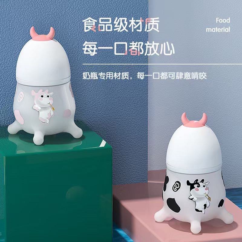 【耐衝撃・高温対応】新生児用シリコンカバー付きガラス哺乳瓶｜[With silicone anti-fall cover] Newborn baby feeding bottle glass explosion-proof, anti-fall, anti-flatulence, high temperature resistant