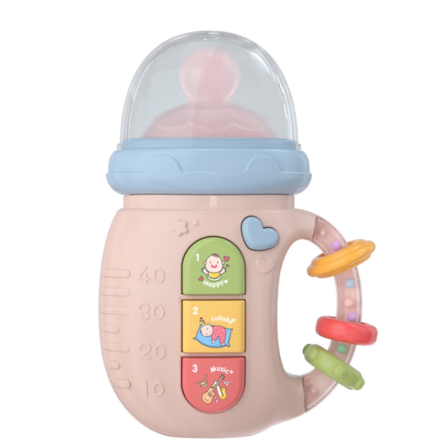 知育ライトミュージックボトル | Light Music Soothing Bottle Toy – 初めての学びと安心を育てる知育おもちゃ