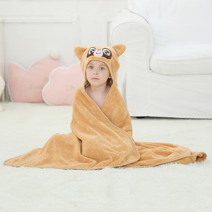 フード付きアニマル ベビーバスタオル | Hooded Animal Baby Bath Towel