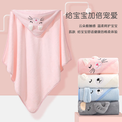 フード付きアニマル ベビーバスタオル | Hooded Animal Baby Bath Towel