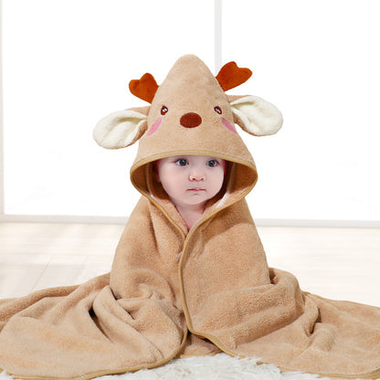 フード付きアニマル ベビーバスタオル | Hooded Animal Baby Bath Towel