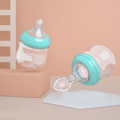 ベビー授乳用ほ乳瓶セット | Baby Feeding Spoon Borosilicate Glass Bottle Set
