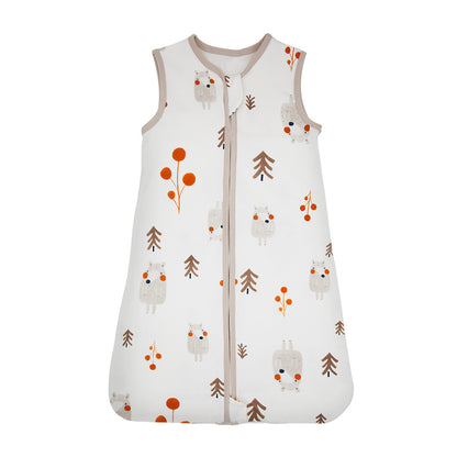 ベビー綿100%スリーピングバッグ（ベスト型） | Baby Cotton Sleeping Bag Vest Style